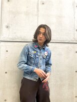 大人ハイライトミディアムセンターパート