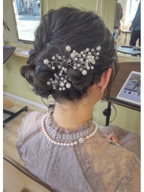 結婚式参列ヘアーセット