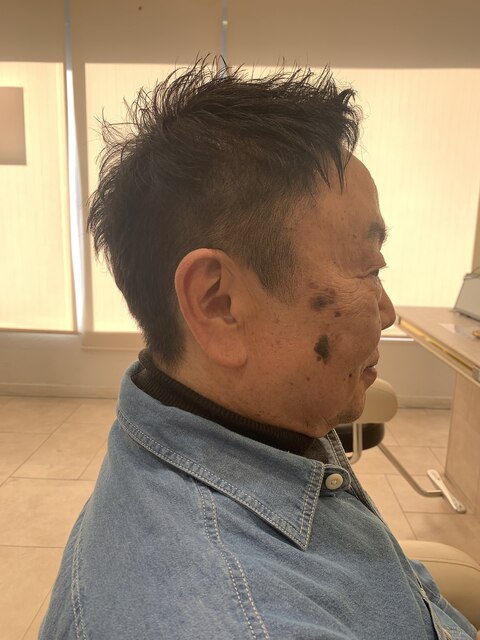 初美容室！　60代　イメチェン　イケオジカット