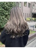 切りっぱなしボブ エアリーロング 美髪 ピンクブラウン