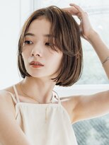 エリマバイフィフス 調布(elima by fifth)&nbsp;切りっぱなしミニボブショートレイヤー前下がりイルミナ前髪なし