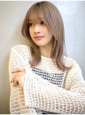 ★美髪くびれレイヤー/エアリーロング/シースルーバング
