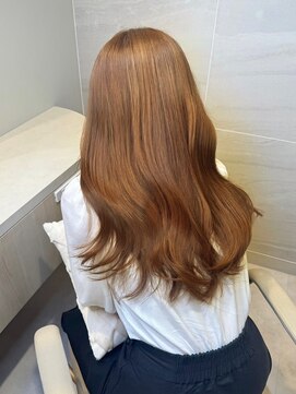 ミズチャーム(Ms.CHARM) オレンジブラウン/韓国レイヤー