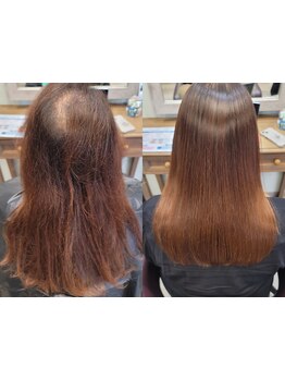 髪の広がりやうねり・癖が気になる方にも◎高濃度水素ストレートで潤いのあるまっすぐなまとまる髪質に！