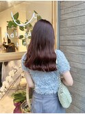 夏にもかわいいチェリーカラー