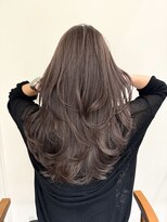 リル バイ ジルブラン(Lil by JIL BLAN)&nbsp;前髪　こなれミディ　イメチェン　ウェーブパーマ　韓国マッシュ