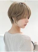 前髪カタログアンブレラカラーこなれミディウェーブパーマ大宮