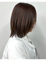 モリオ(morio) *ラフ柔らかボブ黒髪ミディアムロングウルフ前髪あり30代40代1