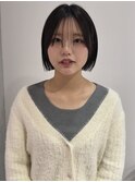 【YOKE】セピアグレージュオリーブグレージュ縮毛矯正薄め前髪