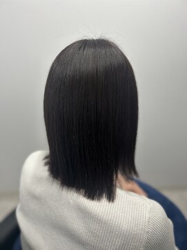 ピークス 西川口東口(PEQSS) 【艶髪縮毛矯正×ニュアンスラベンダー】