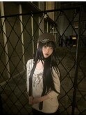 黒髪スーパーロング