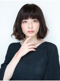 暗髪ボブショートスタイル[中山駅]