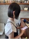 髪質改善ストレートボブ