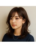 ミディアムレイヤーボブ 20代 30代 40代 50代 60代 髪質改善