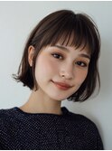 赤羽駅オリーブグレーココアベージュ小顔