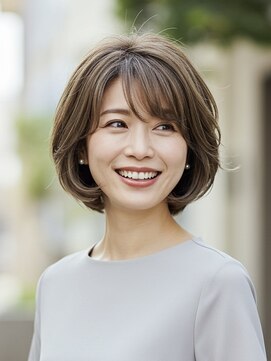 レヴィア(REVIA) 白髪ぼかしハイライトブリーチミルクティーベージュ