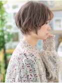 ミルクティーアッシュショートカットレイヤーA3志木20代30代40代