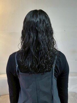 黒髪パーマ/ニュアンスパーマ/くせ毛パーマ/こなれパーマ/パーマ