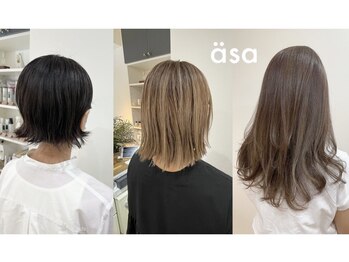 アーサ(asa)の写真/一人ひとりの髪質やお悩みに合わせてご提案◎ナチュラルなのに上質でお洒落*そんなスタイルが叶う場所♪