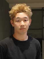 ボコカ(bococa)&nbsp;[kantamal指名]メンズスパイキーショートミルクティーブリーチ