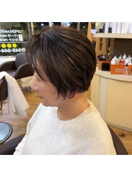 フェイス センター南店(FACE) 襟足スッキリ前下がりグラデーションボブ
