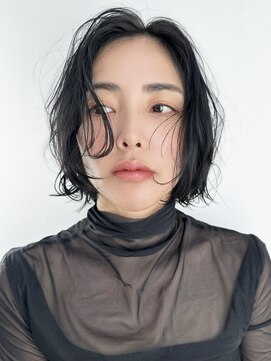 ボコカ(bococa) 大人女性ボブクセ毛活かしニュアンスパーマボブレイヤーボブ