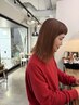【透明感☆人気No.1】透明感カラー+カット+5stepトリートメント