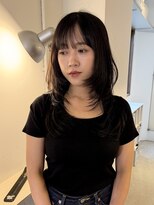 ニコフクオカヘアーメイク(NIKO Fukuoka Hair Make)&nbsp;《NIKO》顔まわりレイヤー.ハッシュカット.韓国風.福岡天神