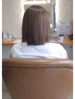 ヘアメイクアモーレ 光の森店(Hair Make Amore) ミルクティーベージュ×髪質改善縮毛矯正