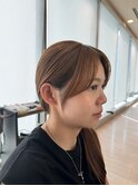 前髪顔まわりカット