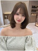 髪質改善/レイヤーカット/顔周りカット/前髪/韓国/ダブルカラー