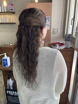モアヘアー(MORE-HAIR) ハーフアップアレンジ