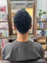 チアロルーチェ(Chiaro Luce) メンズメンズカットパーマセンターパート大人ショートビジネス