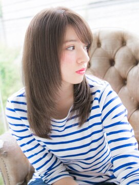 リリアン 青山(relian) 小顔ロングは顔周りワンカールストレートで♪