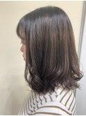 透明感カラーミディアムボブ☆