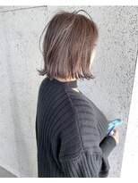 ノア ヘアデザイン 町田店(noa Hair Design) 外ハネボブ×コーラルピンク