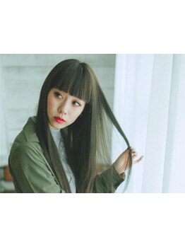 髪質改善と縮毛矯正で叶う極上の艶ストレート【髪質改善Tr/髪質改善縮毛矯正/白髪ぼかしハイライト】