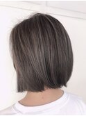 大人かわいい/外国人風/バレイヤージュ/グレージュ