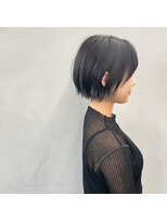 タグ(#tag)&nbsp;#ミニボブ×インナーダークブルーグレー