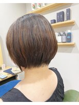 ヘアサロン ナノ(hair salon nano)&nbsp;地毛風ストレート/丸みのあるショート/ショート/ショートボブ