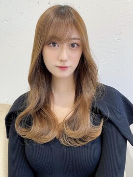 ルームバイシー 新宿(Loom. by Sea) 大人可愛い韓国風くびれヘア/ココアベージュ【Loom. 林】