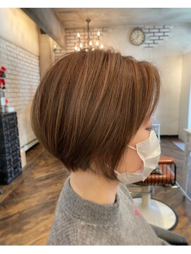 ベレッタ 楠葉店(veretta.) 美人過ぎる前下がりボブ  喜多朝也/30代/40代/50代/ショートボブ