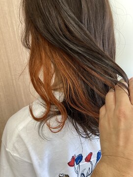 マイノリティー 石橋店(Minority) アクセサリーカラー インナーカラー テラコッタ