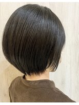 フーガ 新越谷蒲生店(fuuga) 丸みショートインナーカラーハイライト前髪カットイルミナカラー