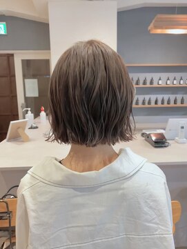 フランチェスカドットボブ(francesca.bob) ゆるふわか巻き×ベージュ