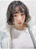 ふわボブ_チェリーブラウンフェミニンロング_29033