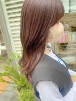 ネオリーブ アンド 渋谷店(Neolive &)&nbsp;斜めバング/グレージュカラー/シルキーベージュ/韓国/渋谷