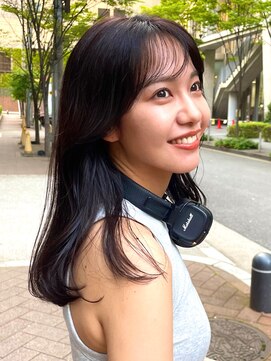 スペイディック 大阪梅田店(SPADIC) 【SPADIC大阪】 韓国風 黒髪セミロング 1