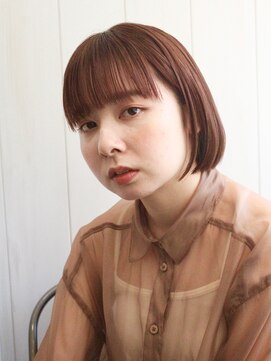 デイ(DAY.) ミニボブ　ワイドバング　オレンジベージュ