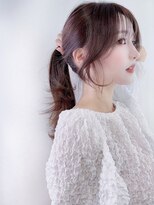 ［stylist芹原］くくっても可愛い！顔回りデザインカット